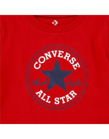 Completo Sportivo per Bambini Converse Nero/Rosso