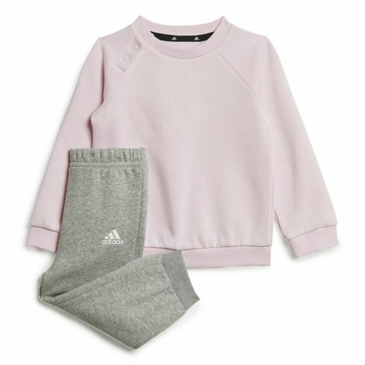 Conjunto Deportivo para Niños Adidas Essentials Logo Rosa