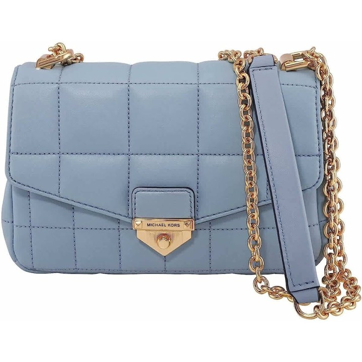 Håndtasker til damer Michael Kors 30H0G1SL1T-PALE-BLUE Blå 21 x 18 x 12 cm