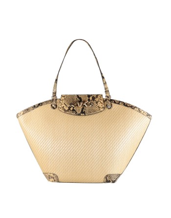 Borsa Donna Michael Kors 30T1GZYTT4W-NATURAL Marrone 26-56 x 38 x 13 cm