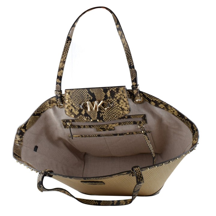 Håndtasker til damer Michael Kors 30T1GZYTT4W-NATURAL Brun 26-56 x 38 x 13 cm