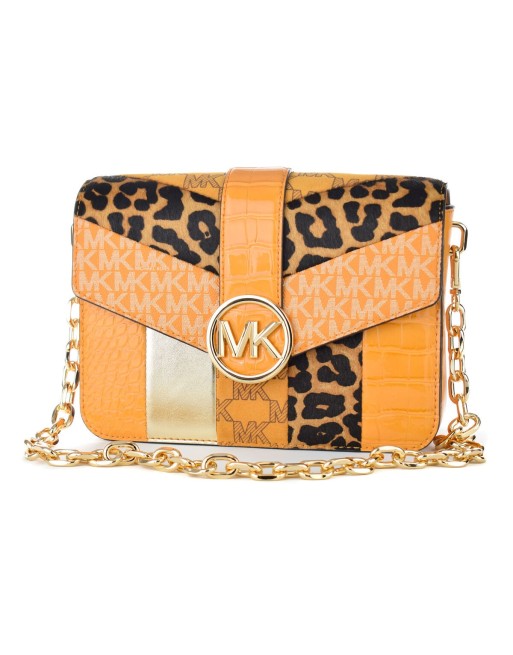 Borsa Donna Michael Kors 35F2GNML2Y-HNY-CMB-MULTI Giallo 22 x 18 x 5 cm