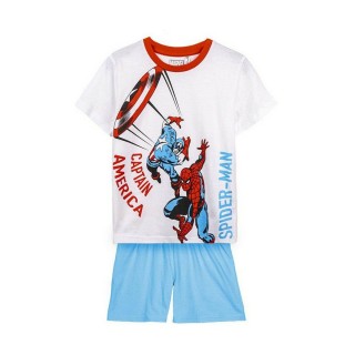 Pigiama Per bambini The Avengers Grigio Azzurro Bianco