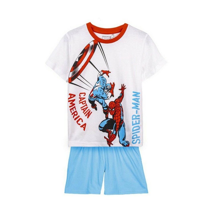 Pigiama Per bambini The Avengers Grigio Azzurro Bianco