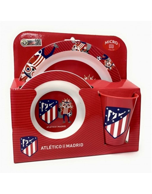 Sæt med spiseting til børn Seva Import At. Madrid 765083 Syntetisk