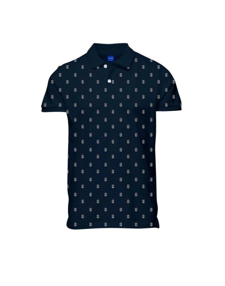 Herren Kurzarm-Poloshirt JORCOLLECT Jack & Jones  SS FST 12232663 Marineblau