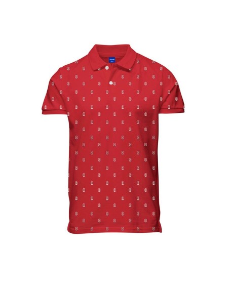Polo de Manga Corta Hombre JORCOLLECT Jack & Jones  SS FST 12232663 Rojo