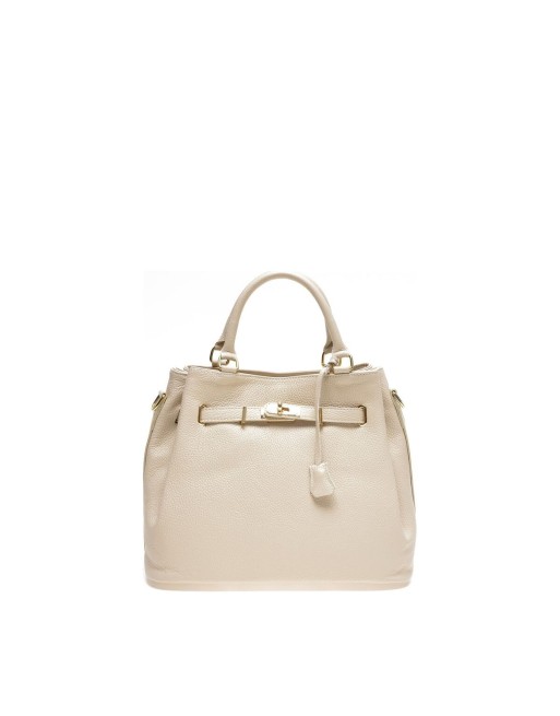 Borsa Donna Anna Luchini SS22-AL-1762-BEIGE Beige 36 x 29 x 17 cm