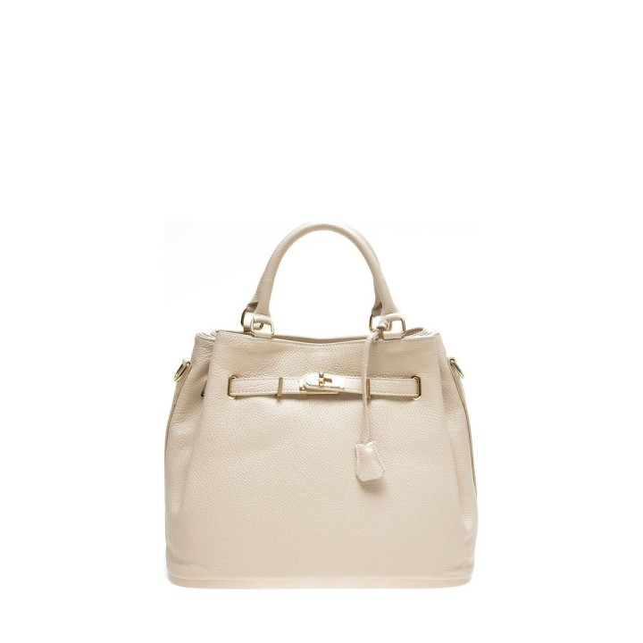 Håndtasker til damer Anna Luchini SS22-AL-1762-BEIGE Beige 36 x 29 x 17 cm