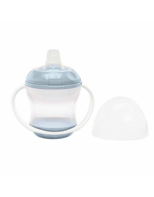 Becher mit Strohhalm ThermoBaby 180 ml Blau (1)