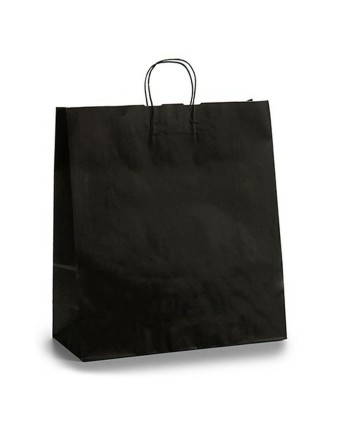 Papiertaschen Schwarz 16 x 57,5 x 46 cm (25 Stück)