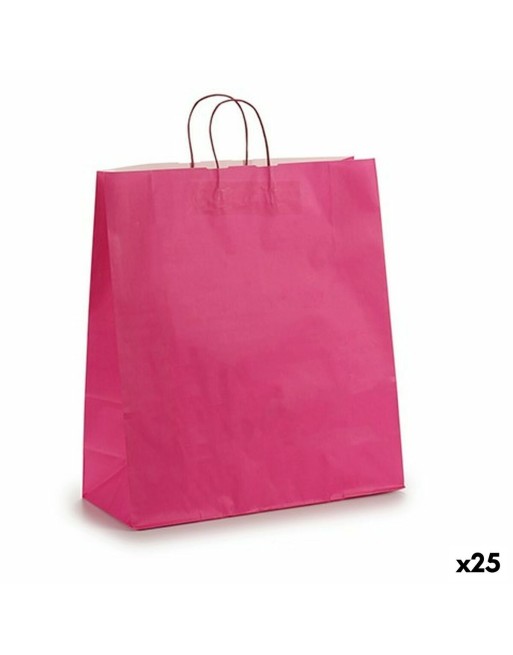 Papirpose Pink 16 x 57,5 x 46 cm (25 enheder)