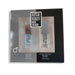 Parfume sæt til mænd Alyssa Ashley ALYSSA ASHLEY EDT 2 Dele