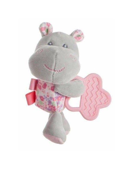 Teether for Babies Hippo Pink 20 cm 20cm