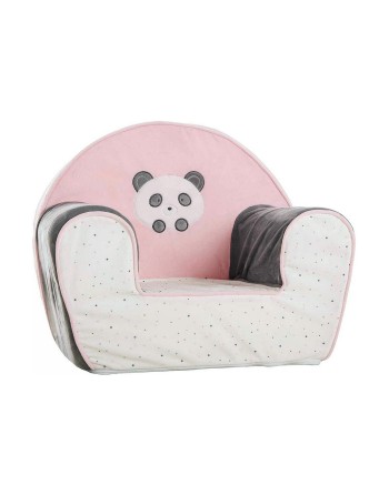 Poltrona per Bambini Panda Rosa chiaro 44 x 34 x 53 cm