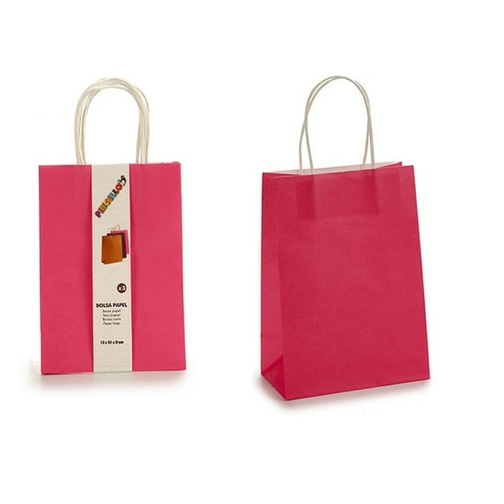 Set di Buste Rosa Carta 8 x 31 x 15 cm (12 Unità)