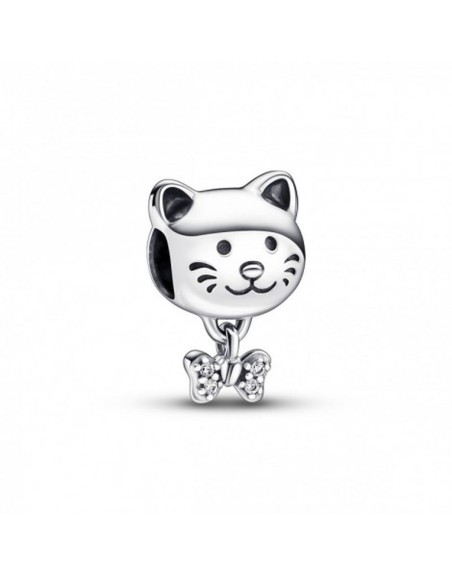 Charm til kvinder Pandora PET CAT & BOW