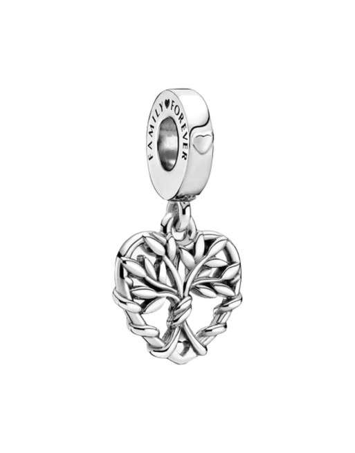 Woman's charm link Pandora HEART FAMILY TREE DANGLE CHARM