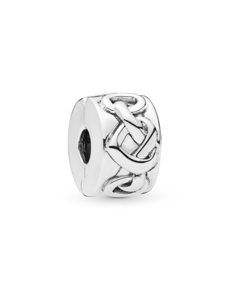Charm til kvinder Pandora KNOTTED HEARTS CLIP