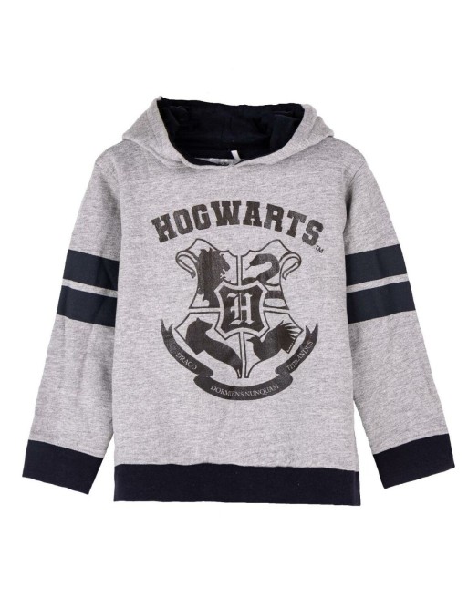 Felpa con Cappuccio Bambino Harry Potter Grigio