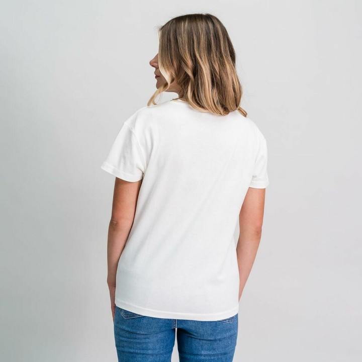 Kortærmet T-shirt til Kvinder Mickey Mouse Hvid