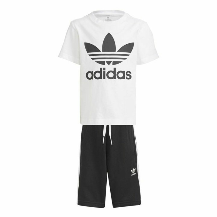 Sportstøj til Børn Adidas Adicolor  Hvid