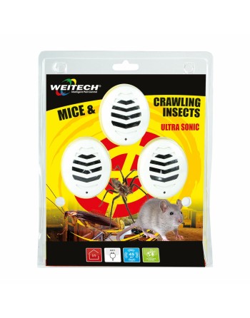 Schädlingsbekämpfer Weitech Ultraschall (3 Stück)