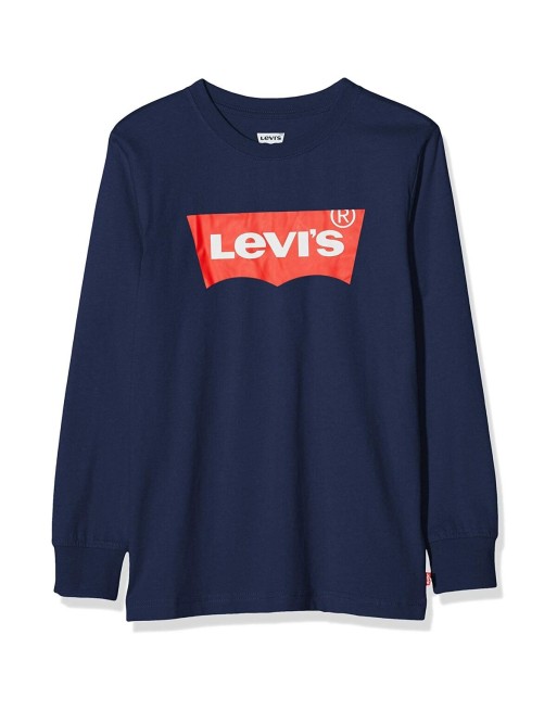 Maglia a Maniche Lunghe per Bambini Levi's Batwing Blu scuro