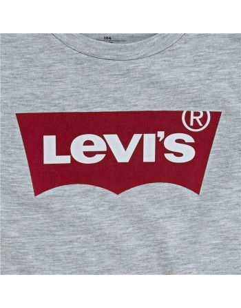 Børne Kortærmet T-shirt Levi's Batwing Lysegrå