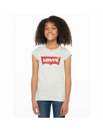 Børne Kortærmet T-shirt Levi's Batwing Lysegrå