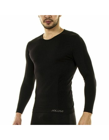 Termisk T-shirt til Børn Joluvi Performance Sort