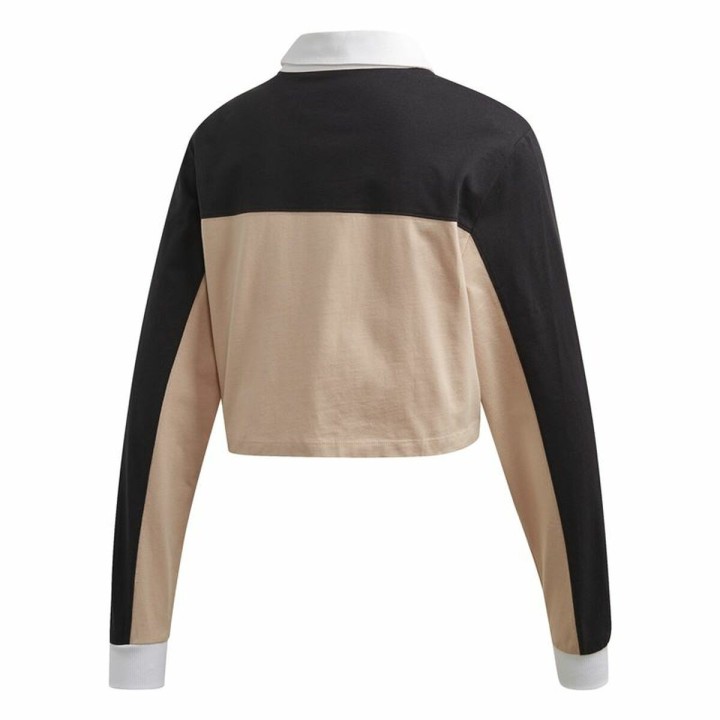 Polo de Manga Corta Mujer Adidas Originals Cropped Mujer Negro