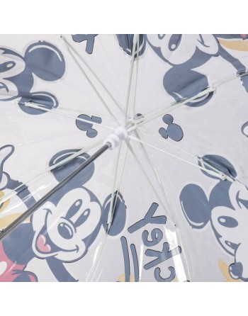 Umbrella Mickey Mouse Transparent Ø 71 cm Red