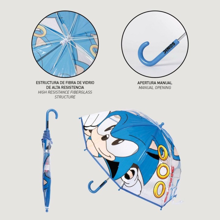 Paraply Sonic Ø 71 cm Blå PoE 45 cm