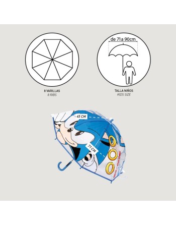 Paraply Sonic Ø 71 cm Blå PoE 45 cm