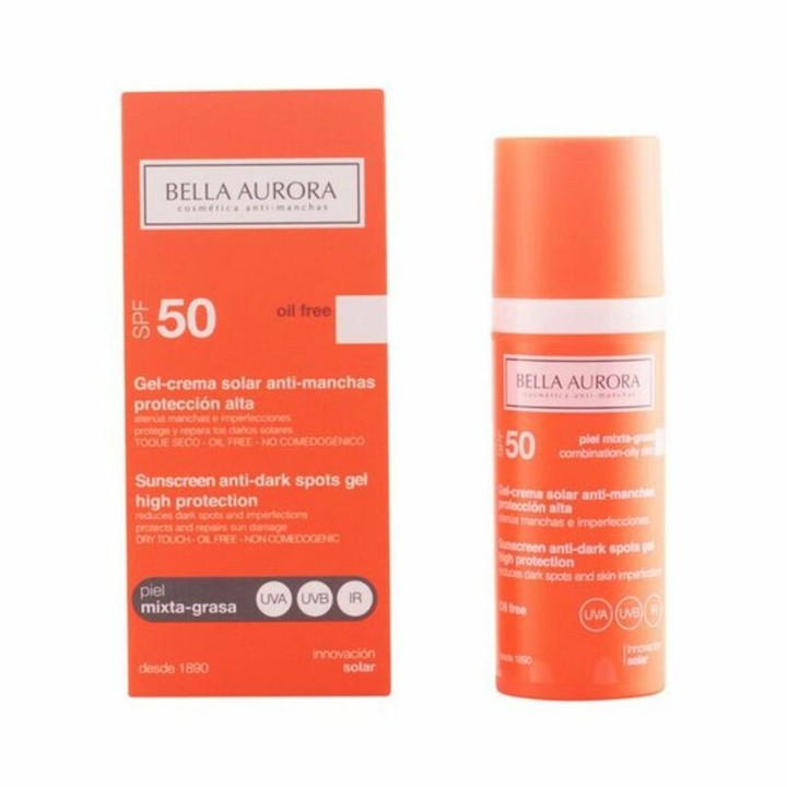 Solcreme som forebygger brune pletter Spf 50 Bella Aurora Bella Aurora Solar Spf 50 50 ml
