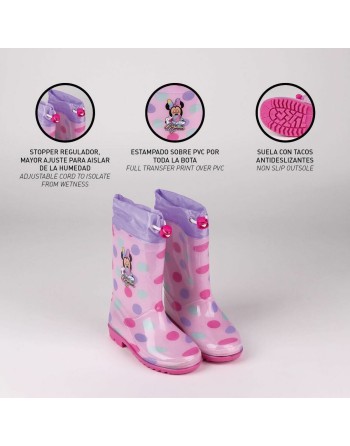Stivali da pioggia per Bambini Minnie Mouse Rosa