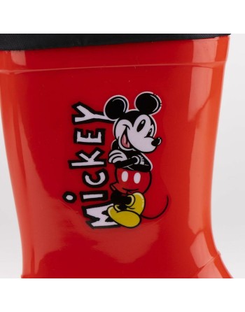 Bottes en Caoutchouc pour Enfants Mickey Mouse Rouge