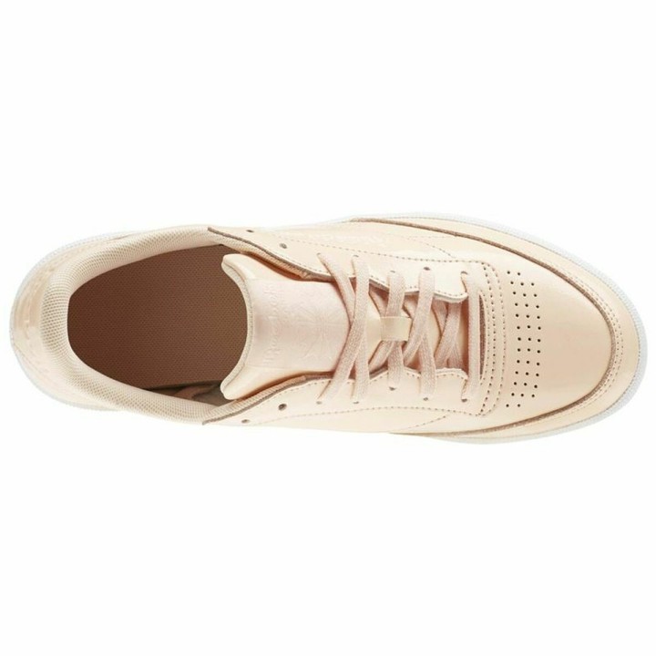 Kvinde Casual Sneakers Reebok Classic Club C 85 Beige