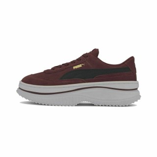 Kvinde Casual Sneakers Puma Sportswear Deva Suede Mørkerød