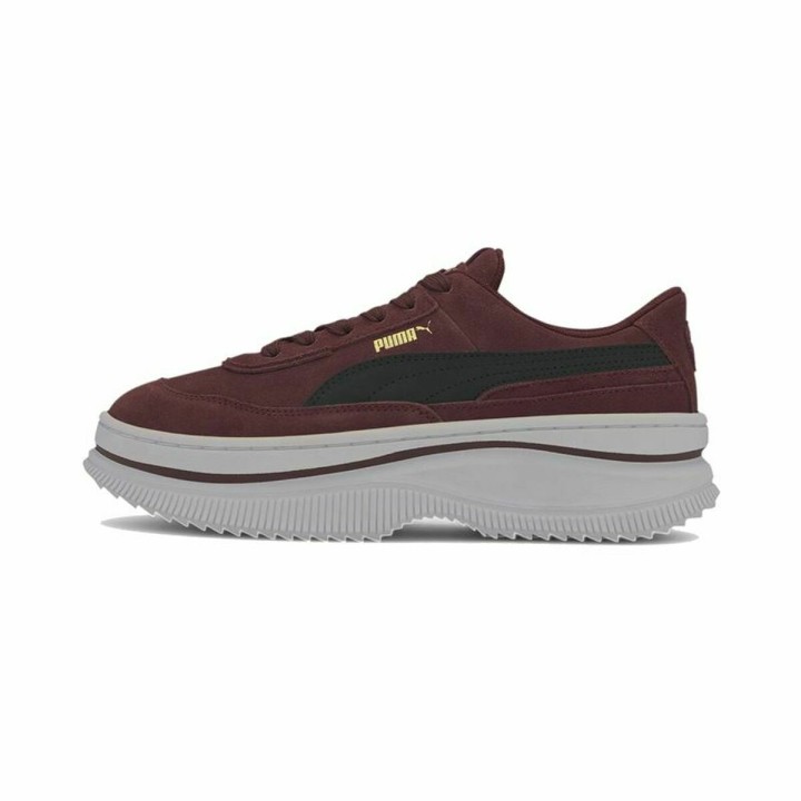 Kvinde Casual Sneakers Puma Sportswear Deva Suede Mørkerød