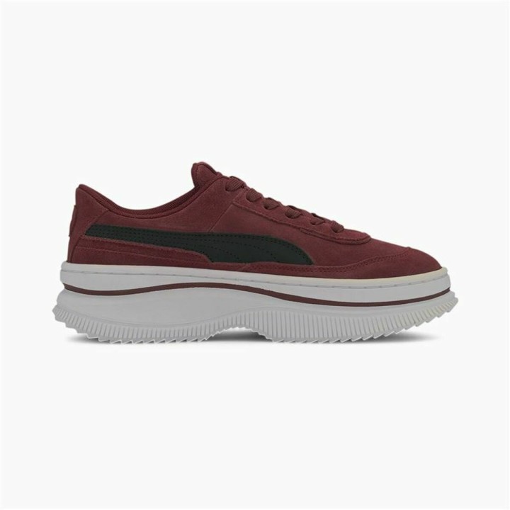 Kvinde Casual Sneakers Puma Sportswear Deva Suede Mørkerød
