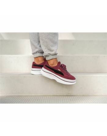 Kvinde Casual Sneakers Puma Sportswear Deva Suede Mørkerød