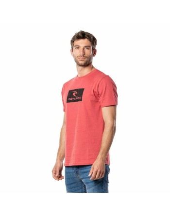 Herren Kurzarm-T-Shirt Rip Curl Hallmark Rot