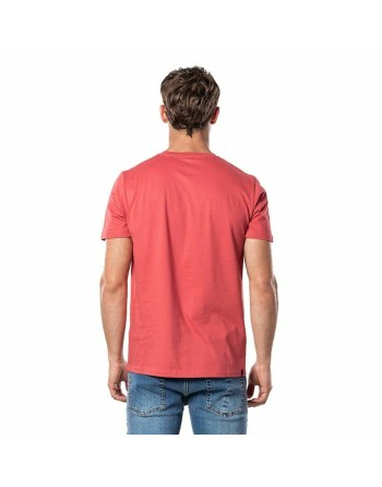 Maglia a Maniche Corte Uomo Rip Curl Hallmark Rosso