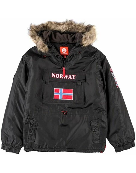 Unisex Parka jakke Go & Win Noreg Børns Sort