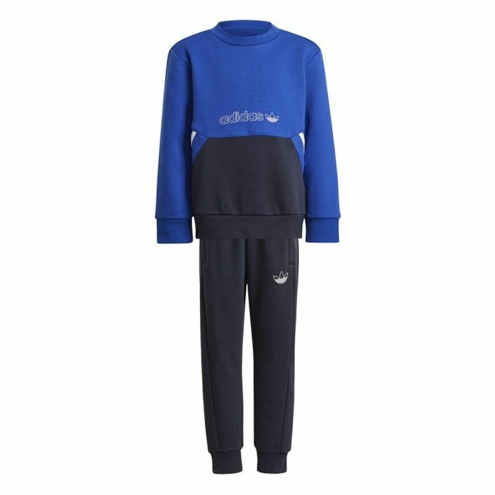 Sportstøj til Børn Adidas Crew Blå