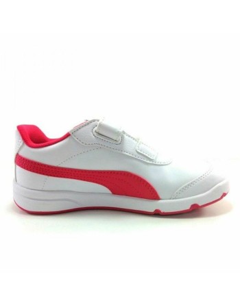 Jungen Sneaker Puma  Stepfleex 2 SL V PS Rot Weiß