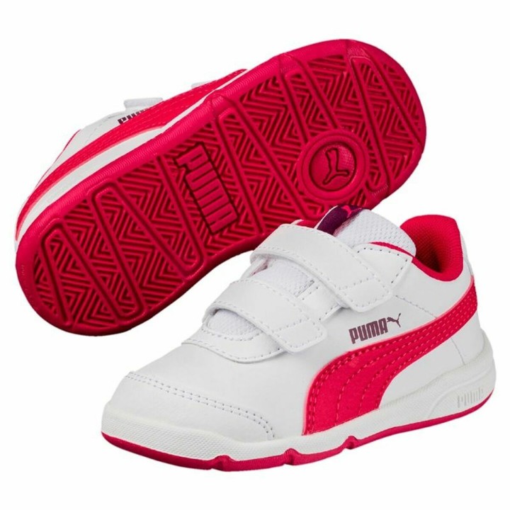 Kondisko til Børn Puma  Stepfleex 2 SL V PS Rød Hvid