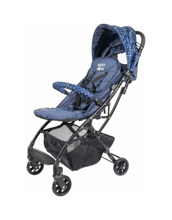 Poussette pour bébé Mickey Mouse CZ10395 Bleu Pliable